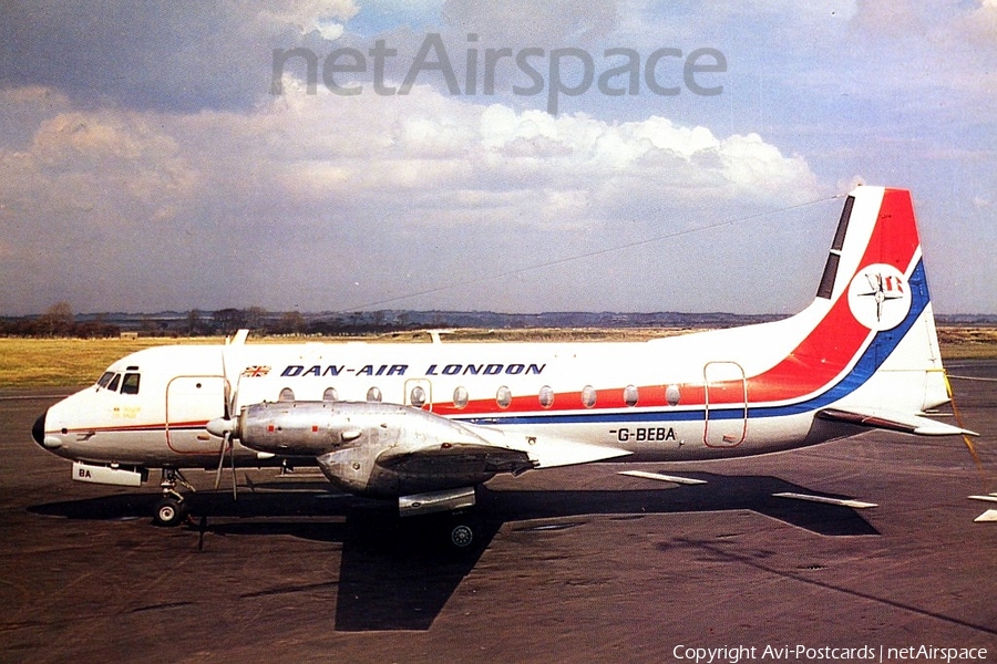 Dan-Air London Hawker Siddeley HS.748-232 Series 2A (G-BEBA) | Photo 200165