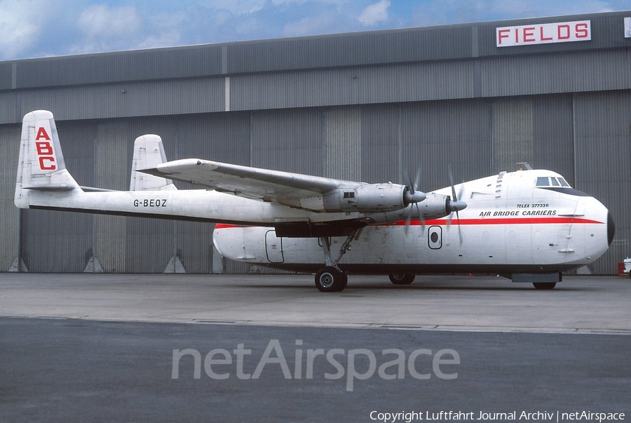 Air Bridge Carriers - ABC Armstrong Whitworth Argosy (G-BEOZ) | Photo 400652