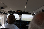 Aurigny Air Services Britten-Norman BN-2A Mk.III Trislander (G-BEVT) at  In Flight, Alderney