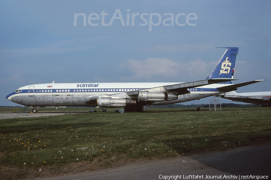 Scimitar Airlines Boeing 707-321C (G-BFZF) | Photo 399833