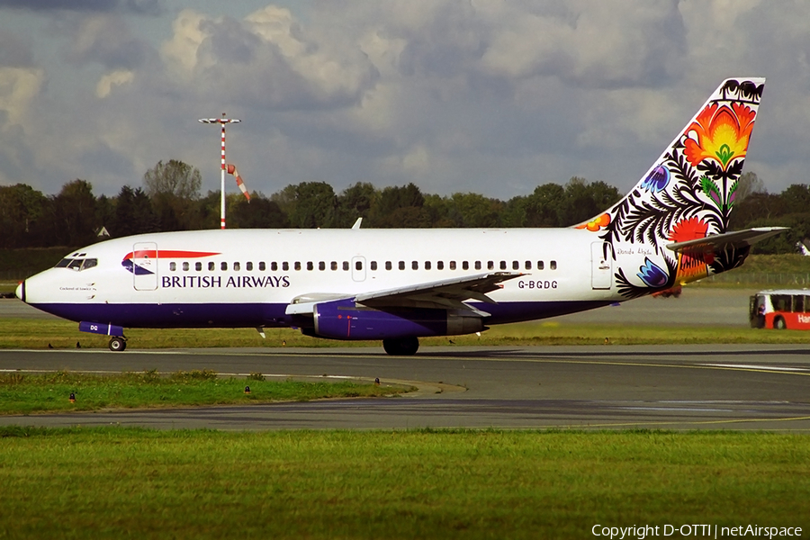 British Airways Boeing 737-236(Adv) (G-BGDG) | Photo 284834