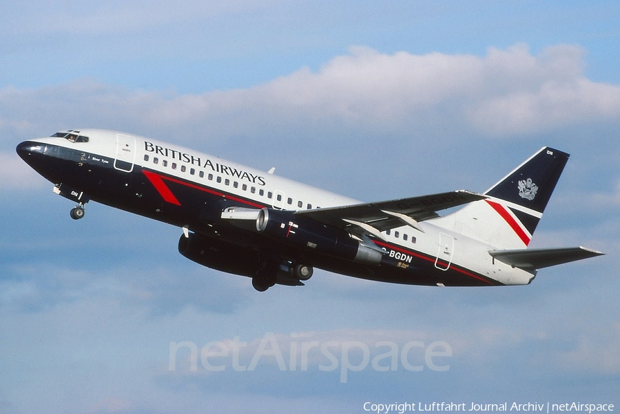 British Airways Boeing 737-236(Adv) (G-BGDN) | Photo 396024