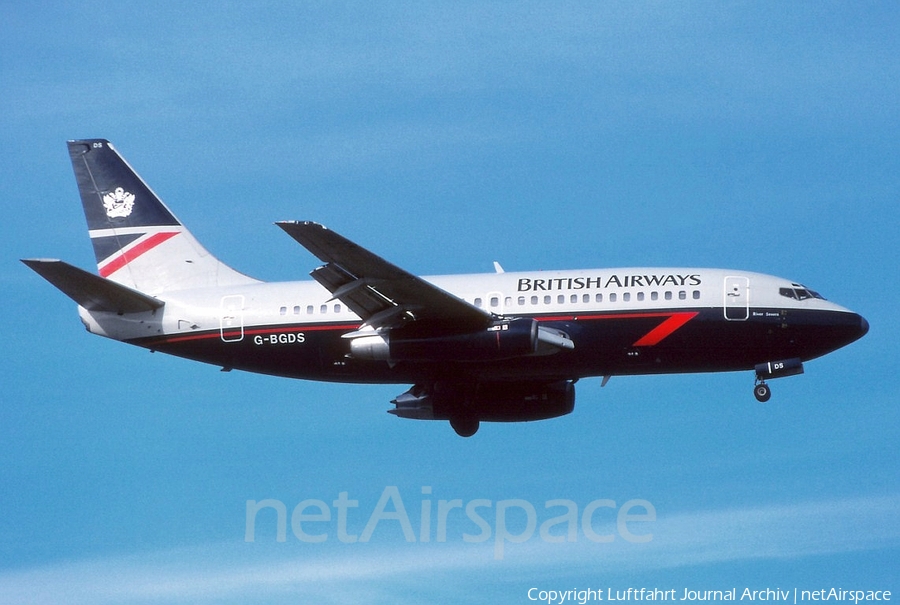 British Airways Boeing 737-236(Adv) (G-BGDS) | Photo 401438