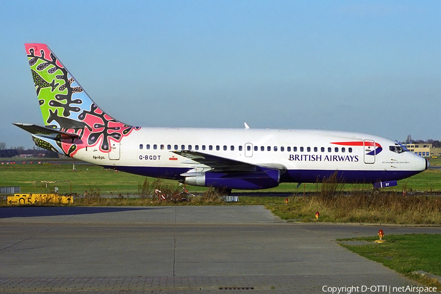 British Airways Boeing 737-236(Adv) (G-BGDT) | Photo 369348