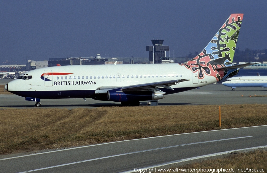 British Airways Boeing 737-236(Adv) (G-BGDT) | Photo 558573