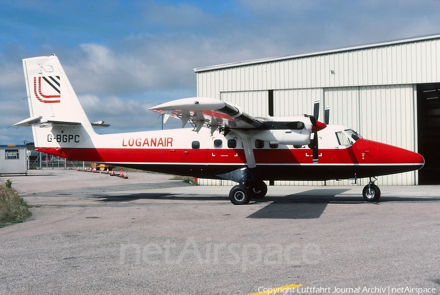 Loganair de Havilland Canada DHC-6-310 Twin Otter (G-BGPC) | Photo 404162