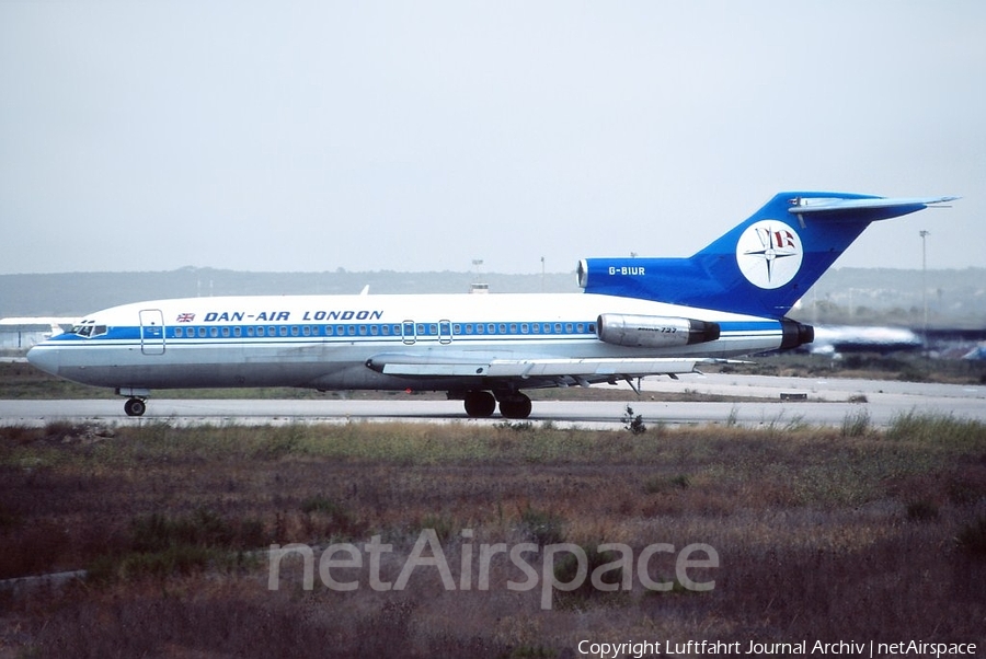 Dan-Air London Boeing 727-155C (G-BIUR) | Photo 406755