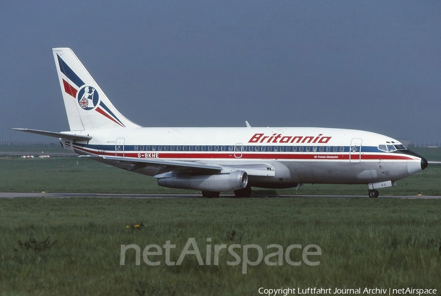Britannia Airways Boeing 737-204(Adv) (G-BKHE) | Photo 401441