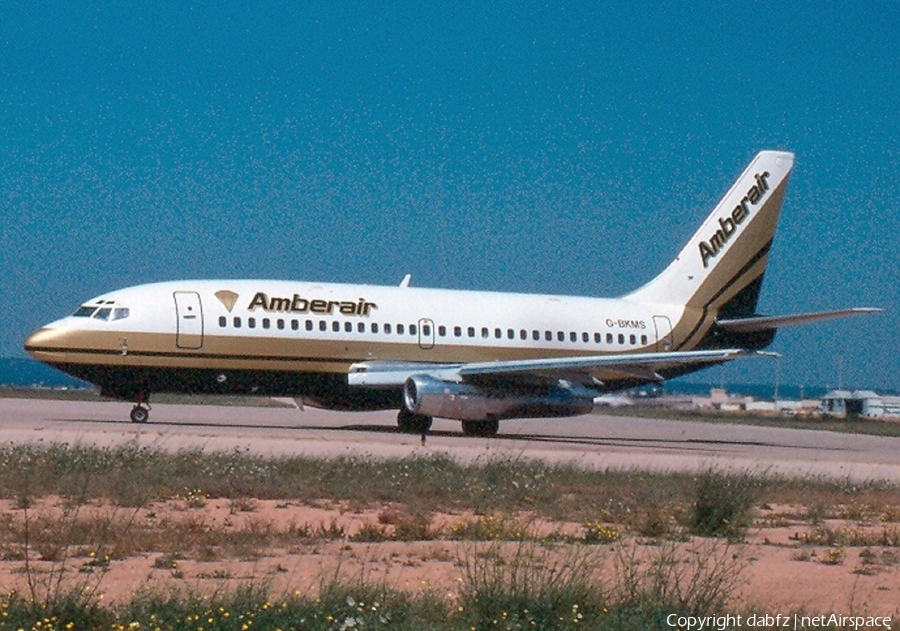 Amberair Boeing 737-2Q8(Adv) (G-BKMS) | Photo 211274