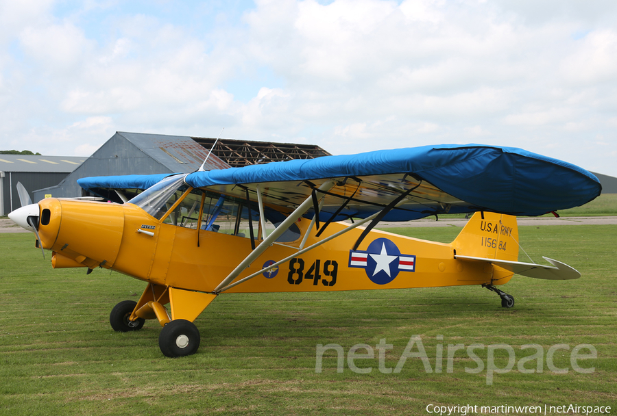 (Private) Piper PA-18-105 Super Cub (G-BKVM) | Photo 246411