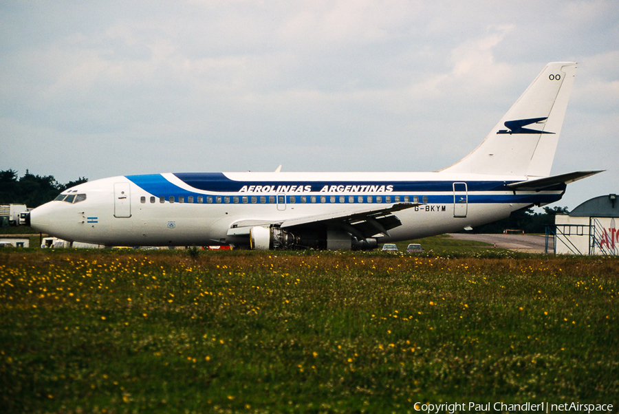 Aerolineas Argentinas Boeing 737-236(Adv) (G-BKYM) | Photo 72605