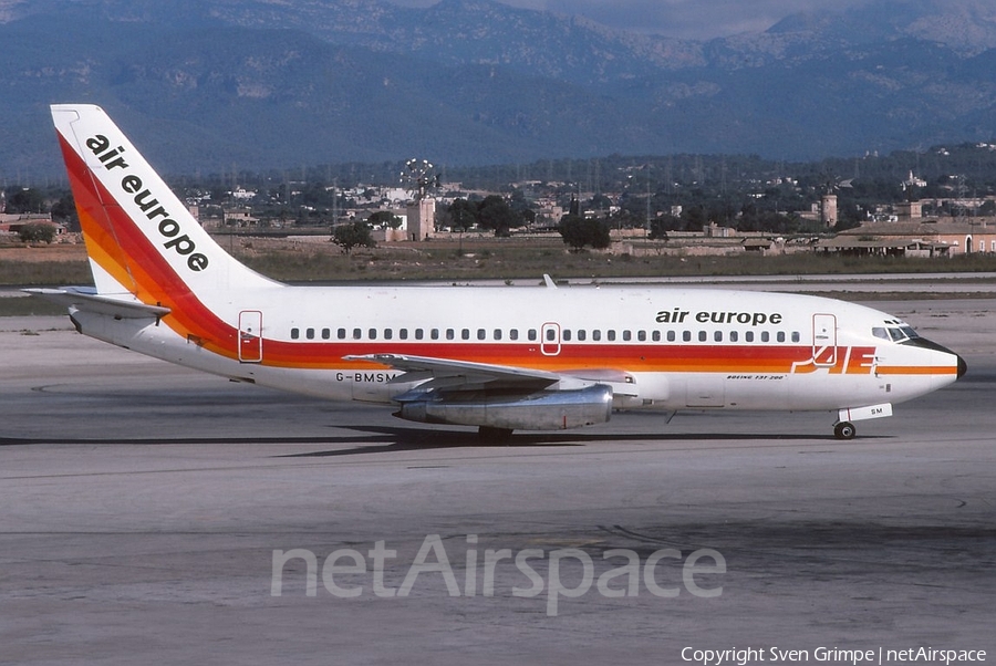 Air Europe Boeing 737-2S3(Adv) (G-BMSM) | Photo 368043