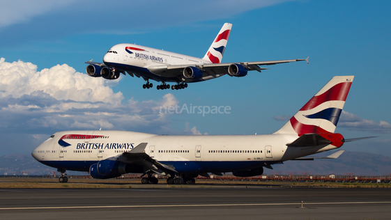 British Airways Boeing 747-436 (G-BNLJ) at  San Francisco - International, United States