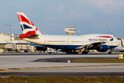 British Airways Boeing 747-436 (G-BNLN) at  Miami - International, United States