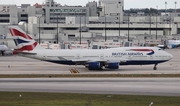 British Airways Boeing 747-436 (G-BNLV) at  Miami - International, United States