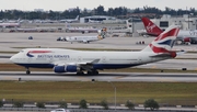 British Airways Boeing 747-436 (G-BNLV) at  Miami - International, United States