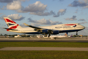 British Airways Boeing 747-436 (G-BNLY) at  Miami - International, United States