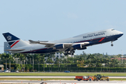 British Airways Boeing 747-436 (G-BNLY) at  Miami - International, United States