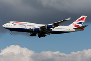 British Airways Boeing 747-436 (G-BNLY) at  Vancouver - International, Canada