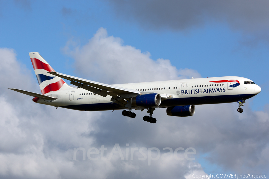 British Airways Boeing 767-336(ER) (G-BNWA) | Photo 51189