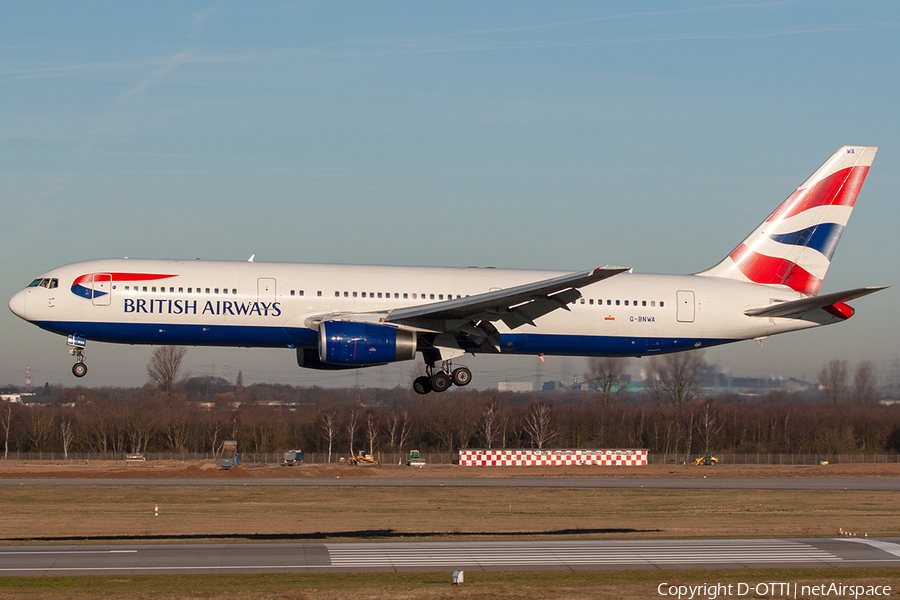 British Airways Boeing 767-336(ER) (G-BNWA) | Photo 237639