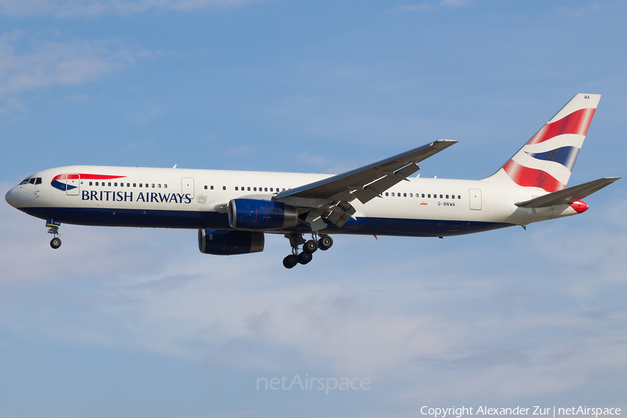 British Airways Boeing 767-336(ER) (G-BNWA) | Photo 138123