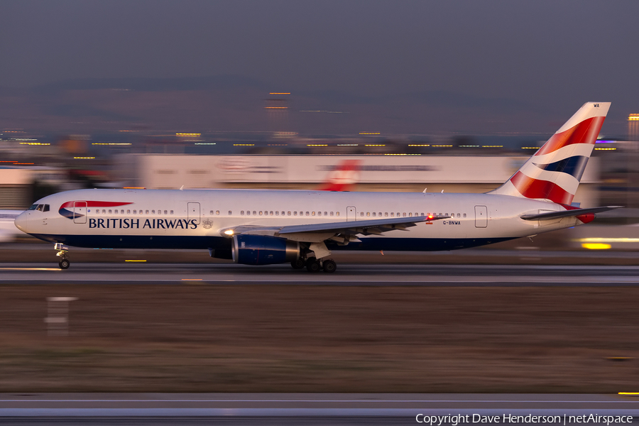 British Airways Boeing 767-336(ER) (G-BNWA) | Photo 33247