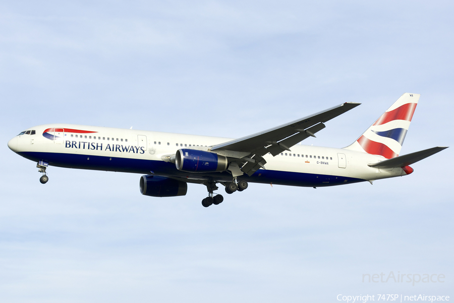 British Airways Boeing 767-336(ER) (G-BNWA) | Photo 44286