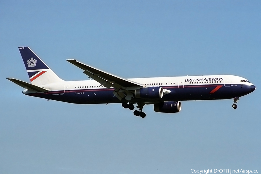 British Airways Boeing 767-336(ER) (G-BNWB) | Photo 262046