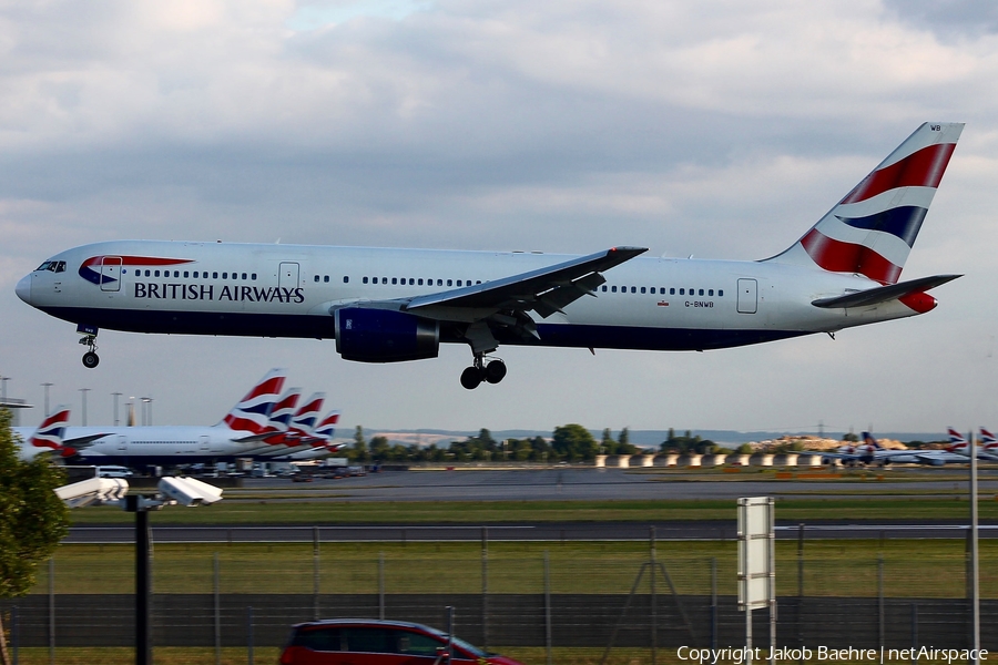 British Airways Boeing 767-336(ER) (G-BNWB) | Photo 187345