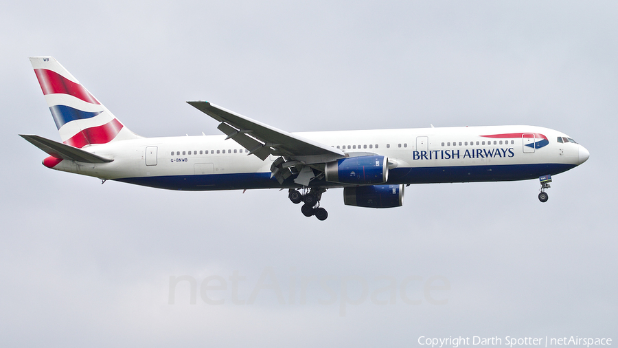 British Airways Boeing 767-336(ER) (G-BNWB) | Photo 265176