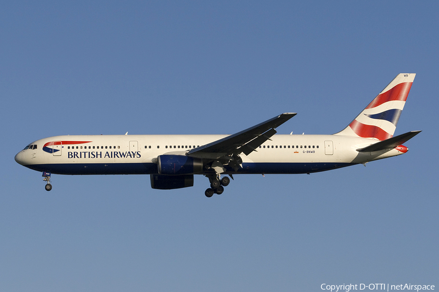 British Airways Boeing 767-336(ER) (G-BNWB) | Photo 278621