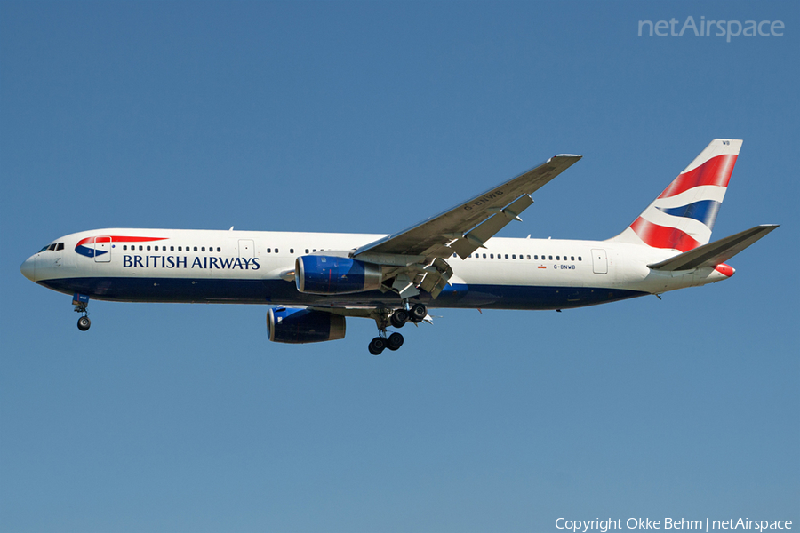 British Airways Boeing 767-336(ER) (G-BNWB) | Photo 41740