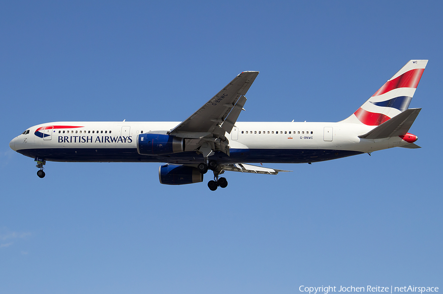 British Airways Boeing 767-336(ER) (G-BNWC) | Photo 50389
