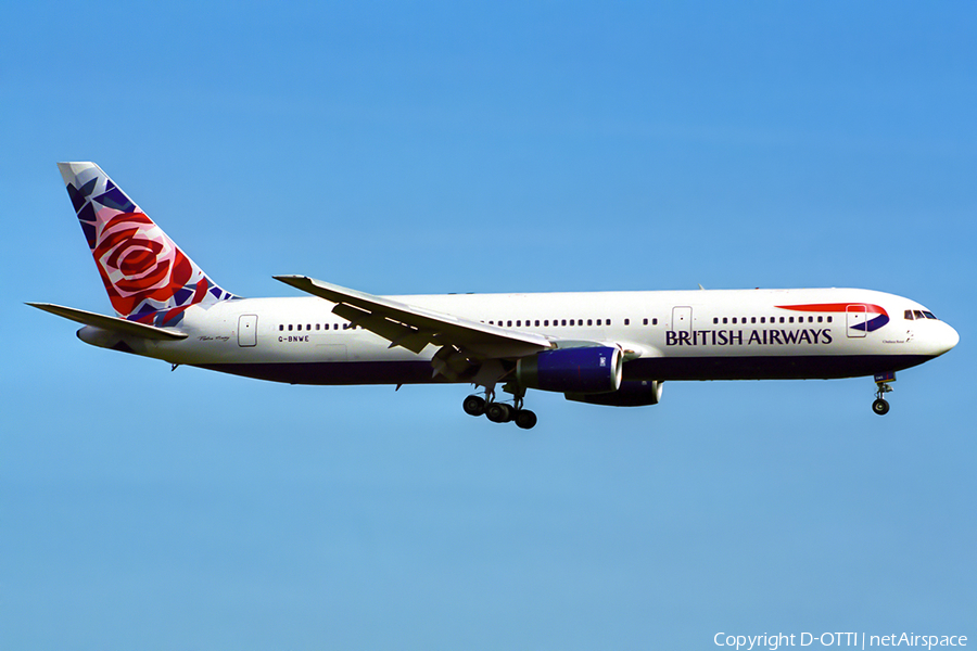 British Airways Boeing 767-336(ER) (G-BNWE) | Photo 396696