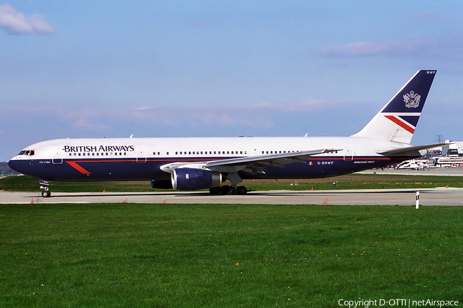 British Airways Boeing 767-336(ER) (G-BNWF) | Photo 180660