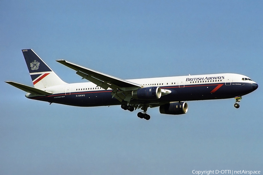 British Airways Boeing 767-336(ER) (G-BNWG) | Photo 264788