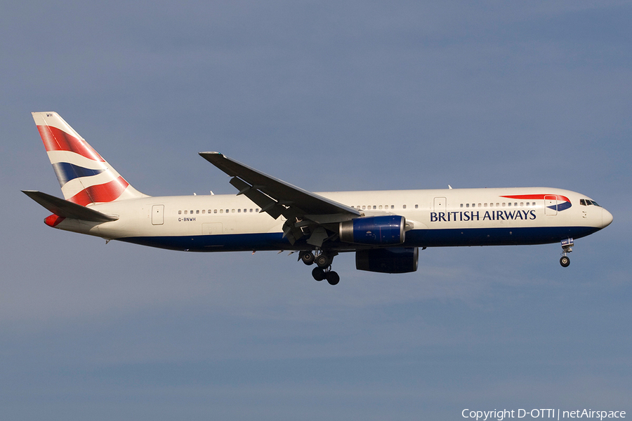 British Airways Boeing 767-336(ER) (G-BNWH) | Photo 271774