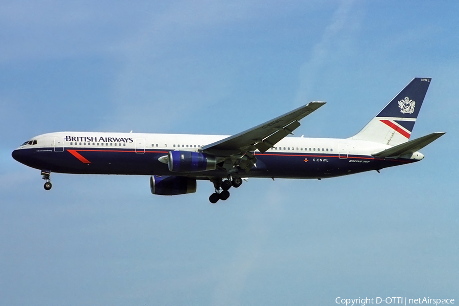 British Airways Boeing 767-336(ER) (G-BNWL) | Photo 357229