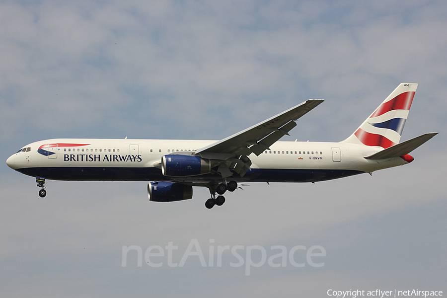 British Airways Boeing 767-336(ER) (G-BNWM) | Photo 387823