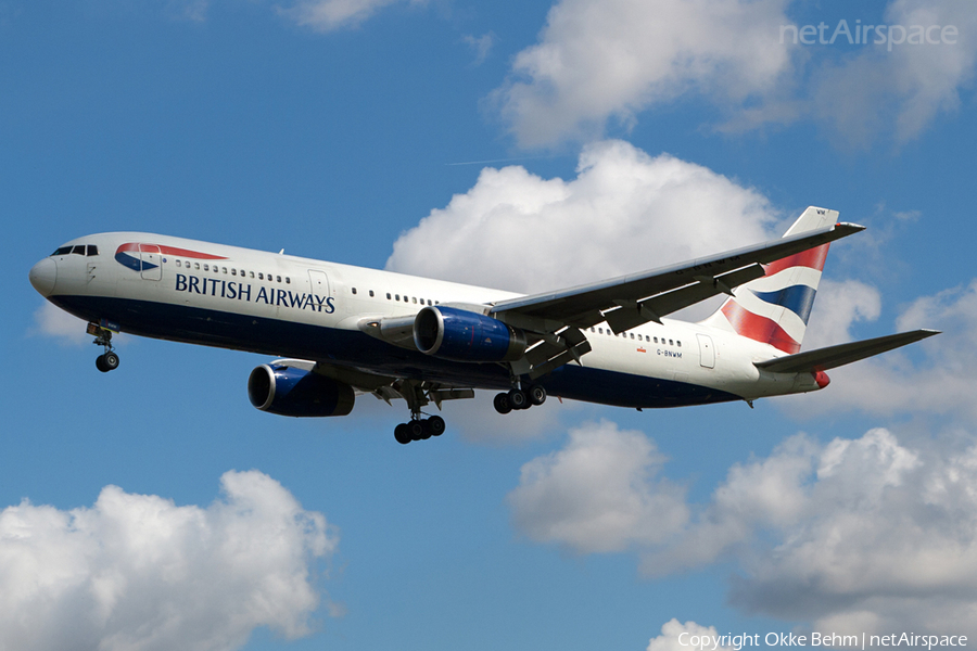 British Airways Boeing 767-336(ER) (G-BNWM) | Photo 41744