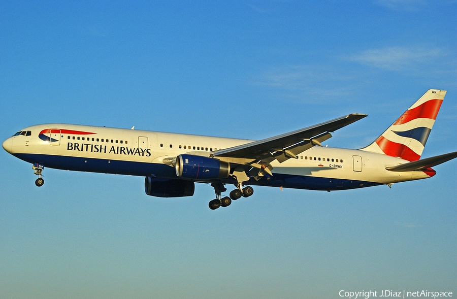 British Airways Boeing 767-336(ER) (G-BNWN) | Photo 76848