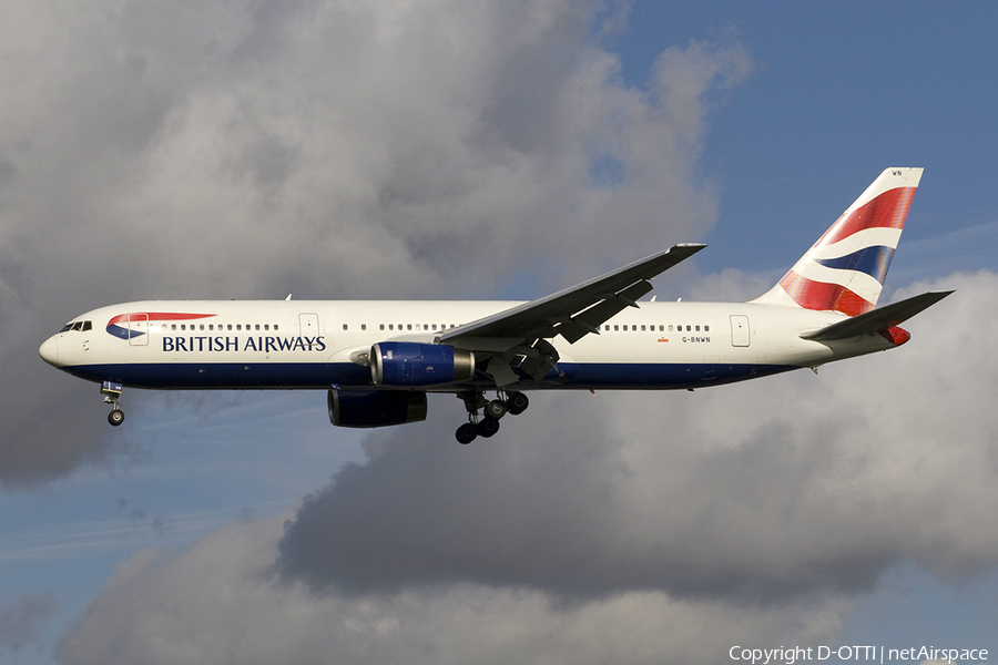 British Airways Boeing 767-336(ER) (G-BNWN) | Photo 278657