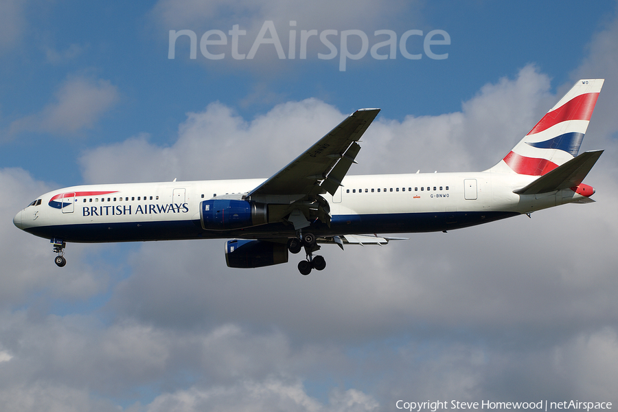 British Airways Boeing 767-336(ER) (G-BNWO) | Photo 402920