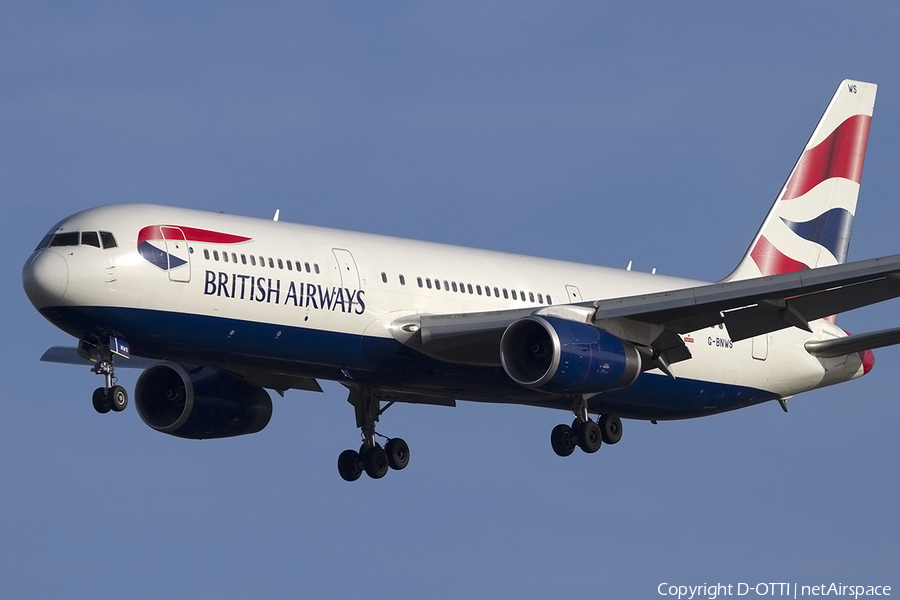 British Airways Boeing 767-336(ER) (G-BNWS) | Photo 400183