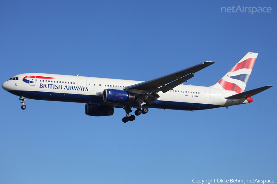 British Airways Boeing 767-336(ER) (G-BNWV) | Photo 52280