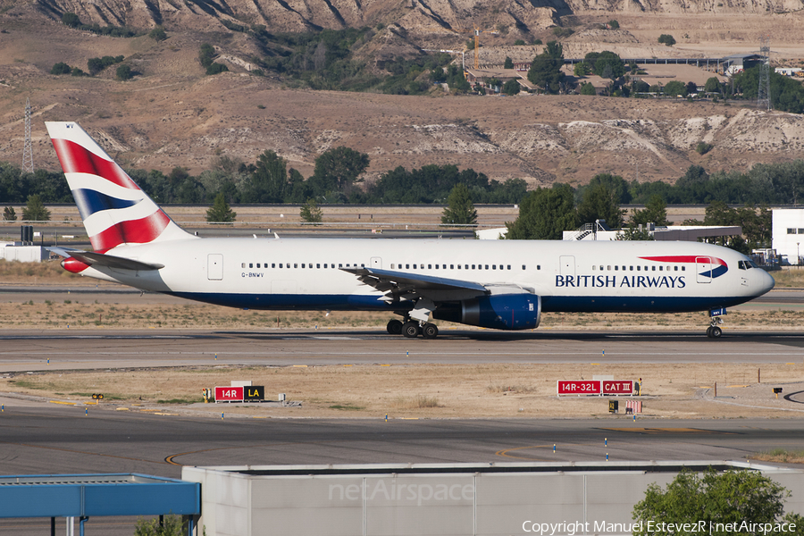 British Airways Boeing 767-336(ER) (G-BNWV) | Photo 107812