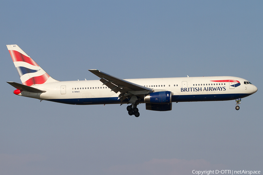 British Airways Boeing 767-336(ER) (G-BNWX) | Photo 507601