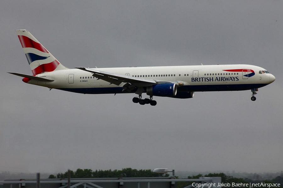 British Airways Boeing 767-336(ER) (G-BNWX) | Photo 183915
