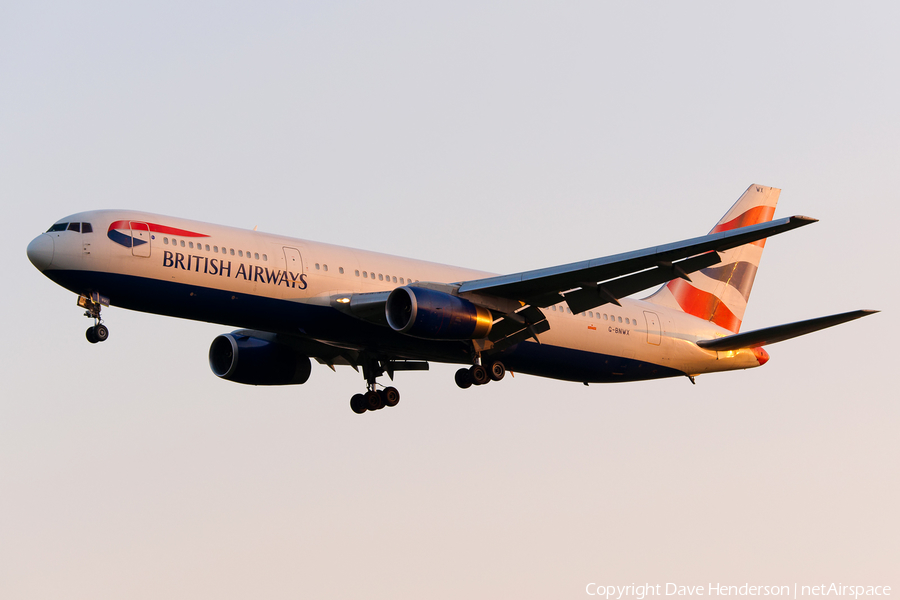 British Airways Boeing 767-336(ER) (G-BNWX) | Photo 95558